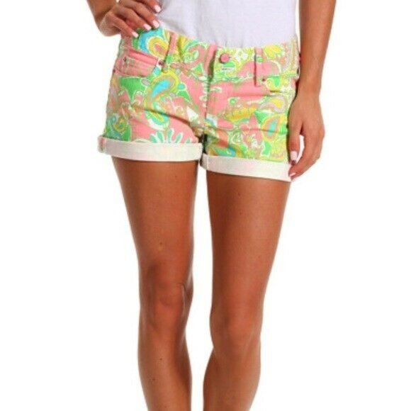 Lilly Pulitzer Pants - Lilly Pulitzer The Clifton Shorts Paisley Print